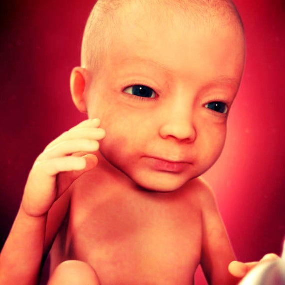 Фото плода на 27 неделе беременности